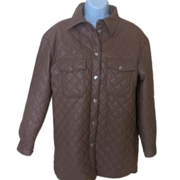 Mid Length Tan Beige Fall Winter Coat Size Small - Picture 2 of 3